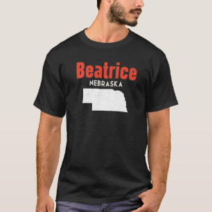 Nebraska Usa State America Travel Nebraskan Beatri T-Shirt