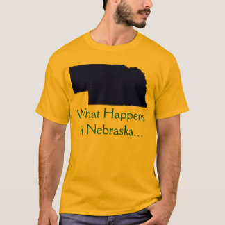 Nebraska What Happens T-Shirt