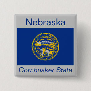 Nebraskan Flag Button