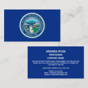 Nebraskan Seal, Seal of Nebraska Business Card
