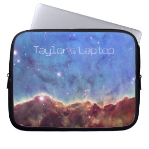 Nebula and Blue Sky Laptop Sleeve *personalise*