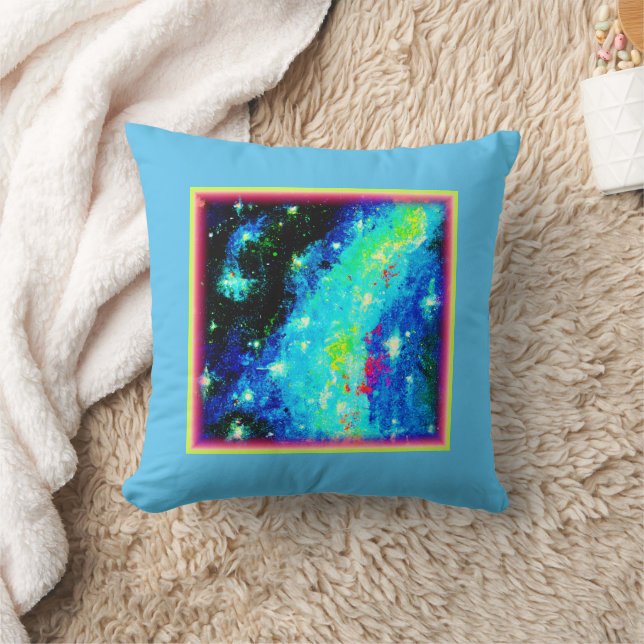 Nebula and Space Cosmic Designs. Buy Now Cushion (Blanket)