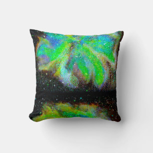Nebula and Space Dust Reversible Throw Pillows