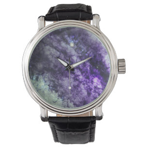 Nebula and Star In Amethyst Watches