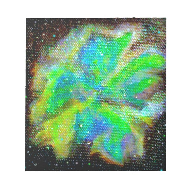 Nebula and Stardust Cosmic Space Scene Notepad (Front)