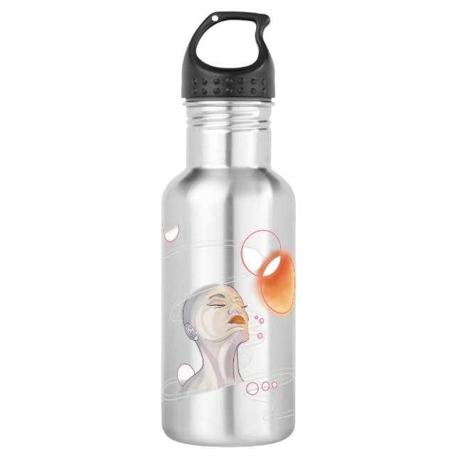 Nebula Attack and Galactic Pearl Necklace 532 Ml Water Bottle (Front)