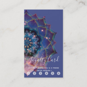 Nebula Bloom Mandala Loyalty Card