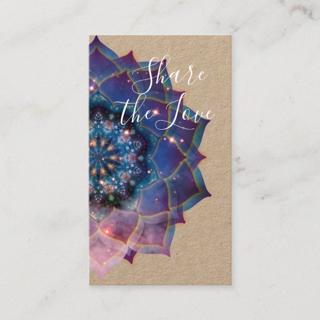 Nebula Bloom | Mandala Referral Card (Front)