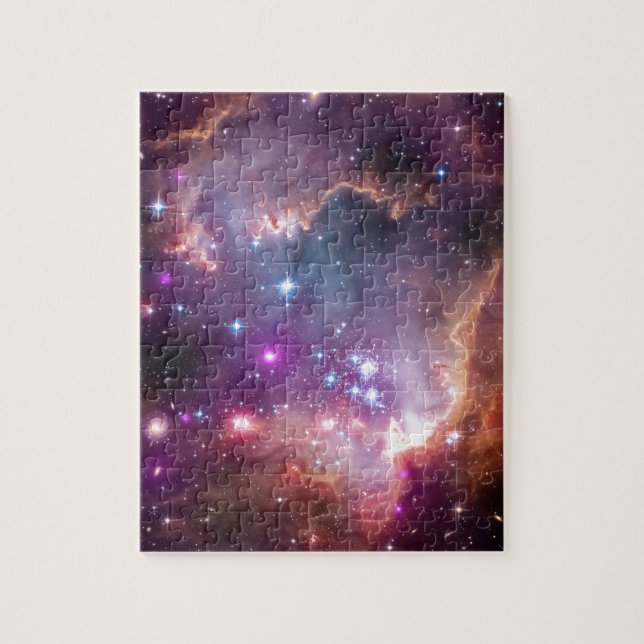 Nebula bright space stars galaxy hipster geek cool jigsaw puzzle (Vertical)