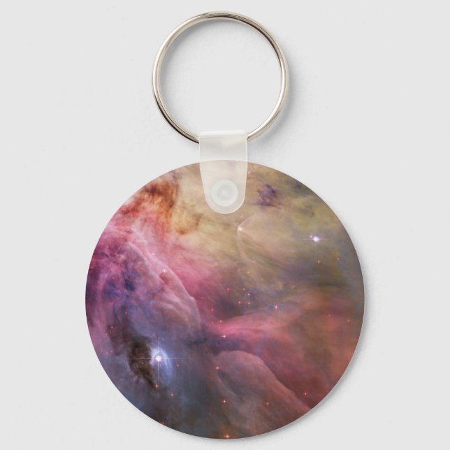 Nebula bright stars galaxy hipster geek cool space key ring (Front)