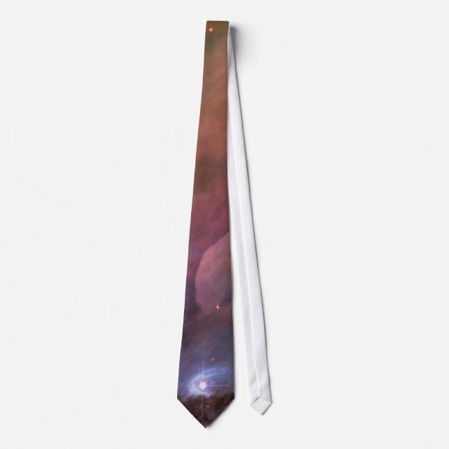 Nebula bright stars galaxy hipster geek cool space tie (Front)