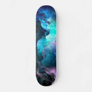 Nebula Clouds Skateboard