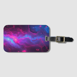 Nebula Design Cosmic Abstract Art Luggage Tag
