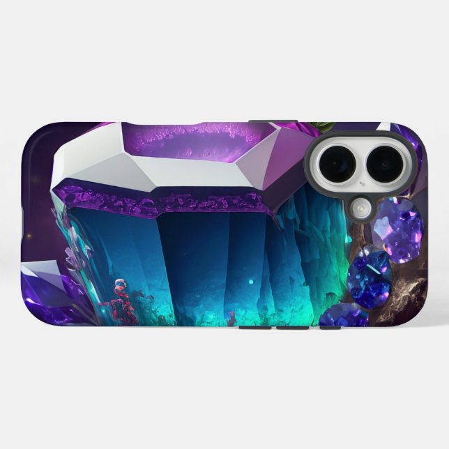Nebula Dreams Abstract Underwater Jewels Crystal Case-Mate iPhone Case (Back (Horizontal))