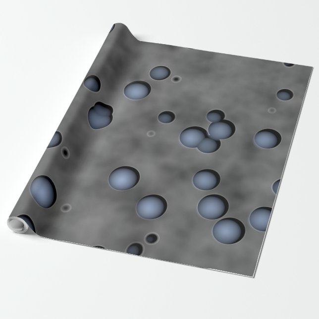 Nebula Droplets 8k Seamless Wrapping Paper (Unrolled)