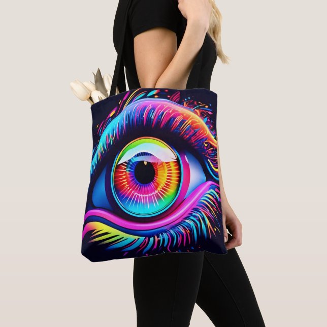 Nebula Eye Art Tote Bag (Close Up)