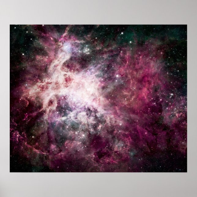 Nebula Formation in Outer Space Poster (Front)