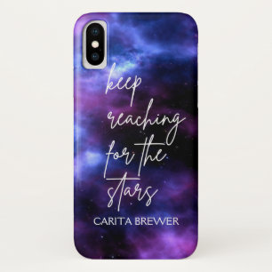 Nebula Galaxy Inspirational iPhone X Case