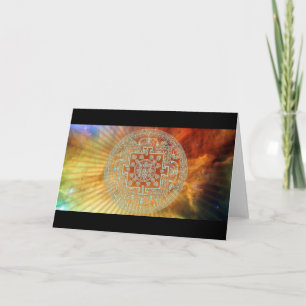 Nebula Mandala - Greeting Card