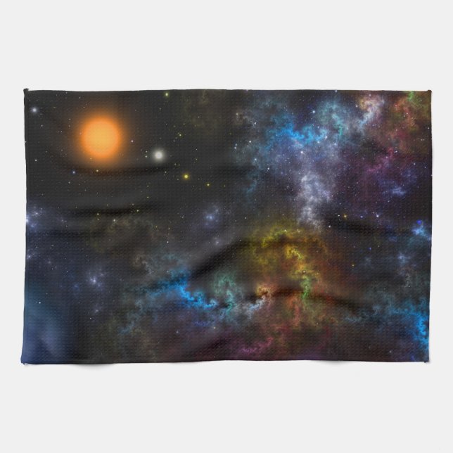 Nebula Menagerie Tea Towel (Horizontal)