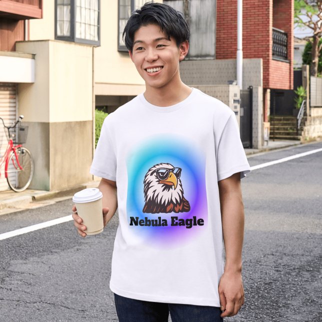 Nebula Neon Eagle T-Shirt (Creator Uploaded)