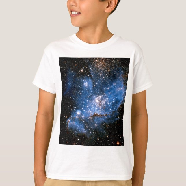 Nebula NGC 346 Infant Stars - Hubble Space Photo T-Shirt (Front)