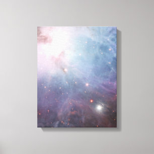 Nebula Orion Astronomy blue brown beige sky stars Canvas Print