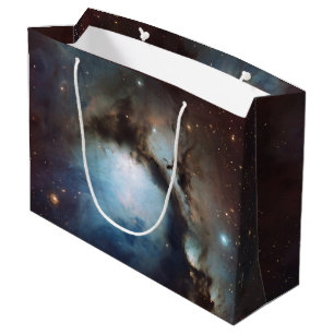 Nebula Orion Astronomy blue brown beige sky stars Large Gift Bag