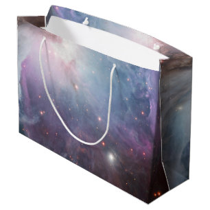 Nebula Orion Astronomy blue brown beige sky stars Large Gift Bag