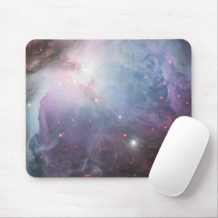 Nebula Orion Astronomy blue brown beige sky stars Mouse Mat