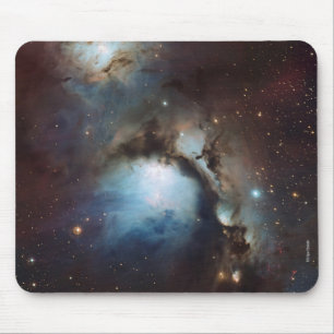 Nebula Orion Astronomy blue brown beige sky stars Mouse Mat