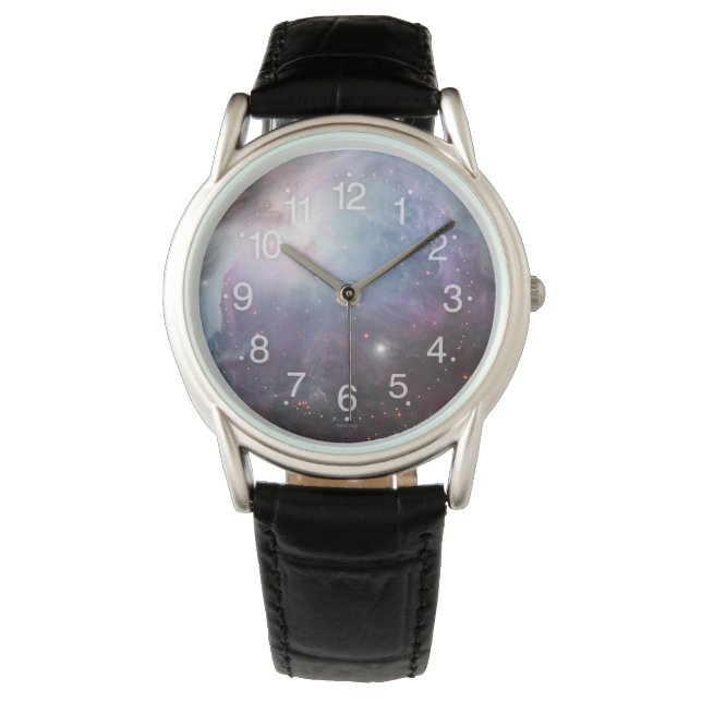 Nebula Orion Astronomy blue brown beige sky stars Watch (Front)
