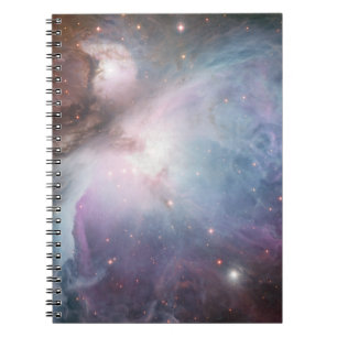 Nebula Orion Astronomy blue Pink violet sky stars Notebook