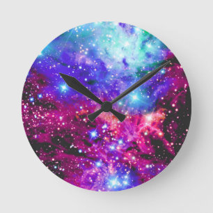 Nebula Round Clock