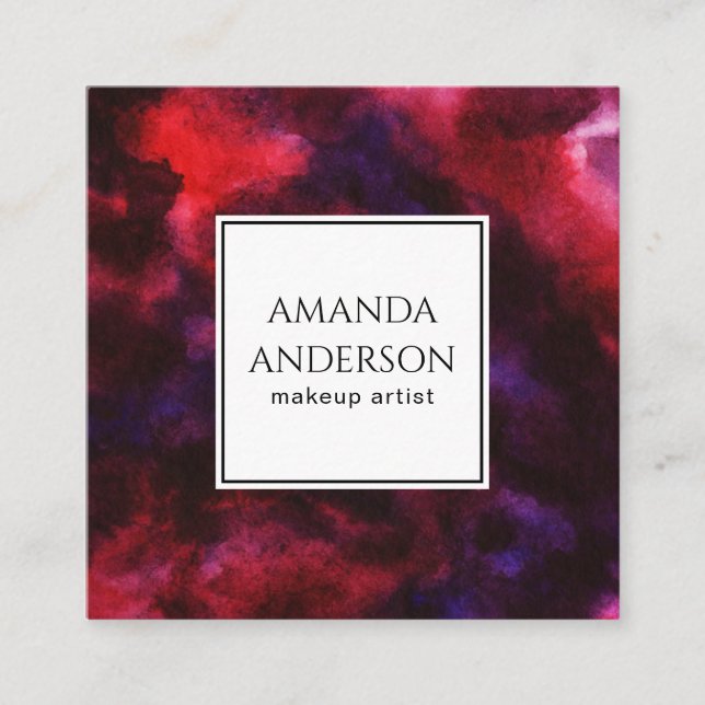 Nebula Square Business Card (Front)