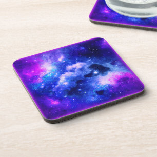 "Nebula Stars" - A Stunning Digital Art. Buy Now Coaster