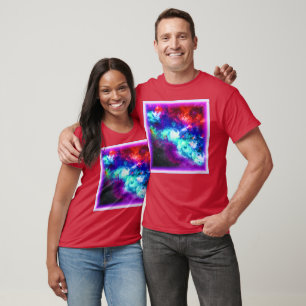 Nebula Stars Digital Art Design. Buy Now T-Shirt