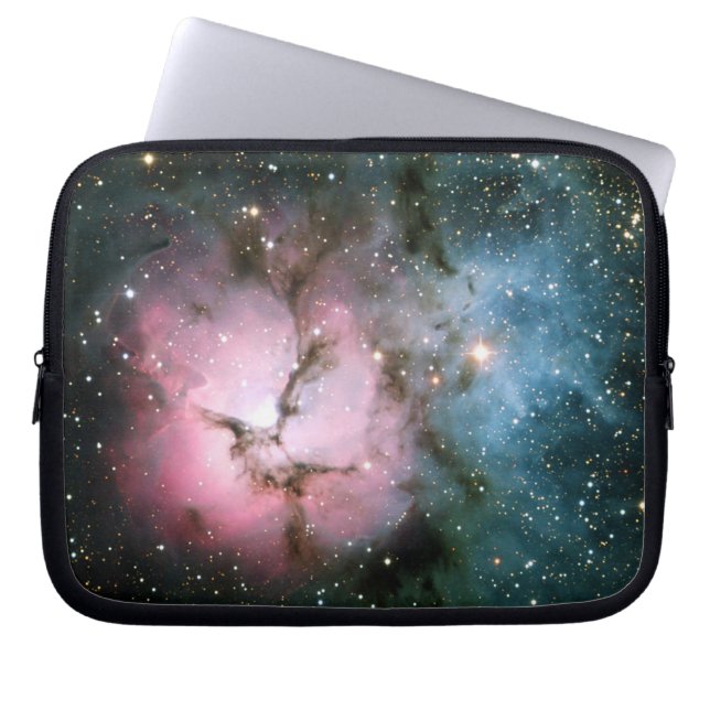 Nebula stars galaxy hipster geek cool nature space laptop sleeve (Front)