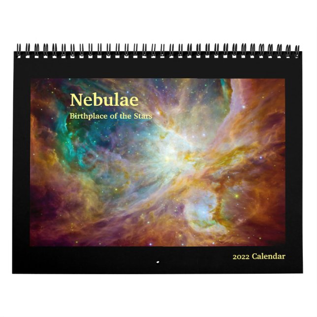 Nebulae 2022 Space Images Calendar (Cover)