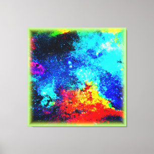 Nebulae's Rainbow of Colours. Buy Now Canvas Print