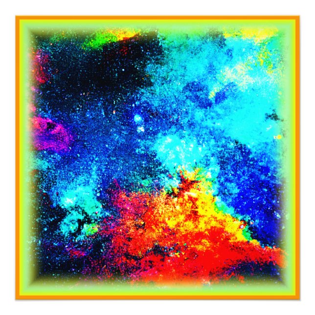 Nebulae's Rainbow of Colours. Buy Now Photo Print (Front)