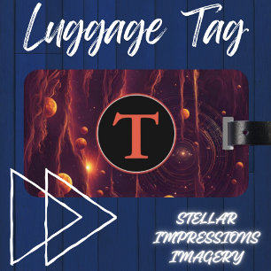 Nebular Veil Luggage Tag