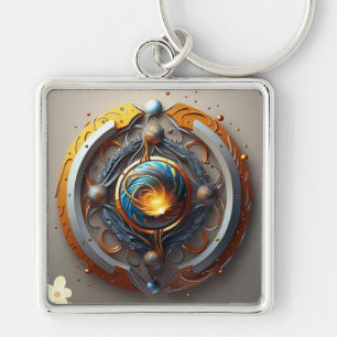 "Nebula's Fire" Key Ring