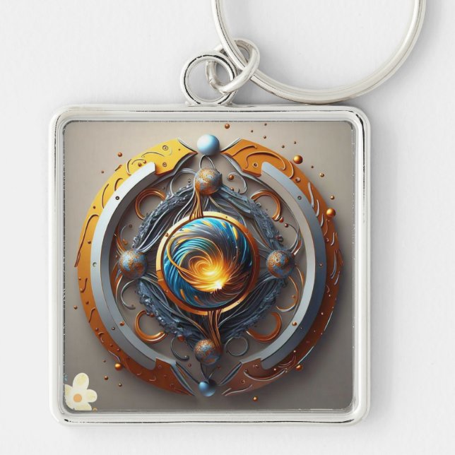 "Nebula's Fire" Key Ring (Front)