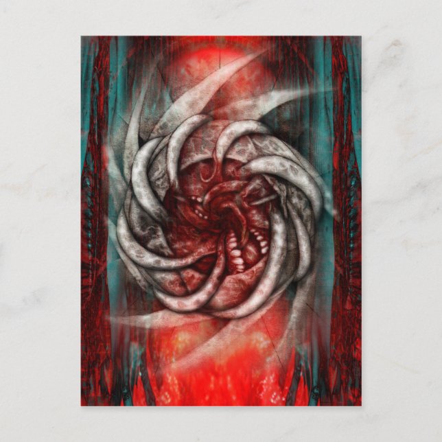 NECCROFUTURIST Abattoir Art Postcard (Front)