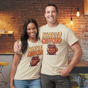 Necesito Cafecito Café De Olla Spanish T-Shirt