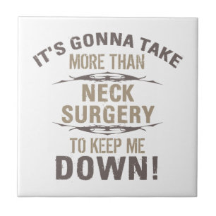 Neck Surgery Humour Tile