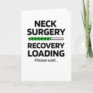 Neck Surgery Recovery Gift   Neck Surgery Survivor Card