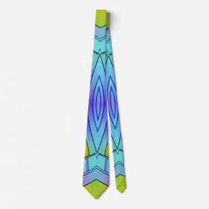 Neck Tie, A multicolor fabric print pattern design Tie