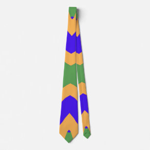 Neck Tie, A multicolor fabric print pattern design Tie